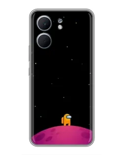 Чохол для OPPO A5x з картинкою «Самотній герой на планеті»