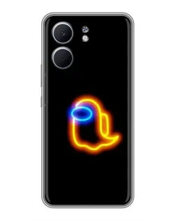 Чохол для OPPO A5x з картинкою «Among Us неонове сяйво»