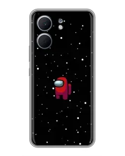 Чохол для OPPO A5x з картинкою «Червоний Among Us»