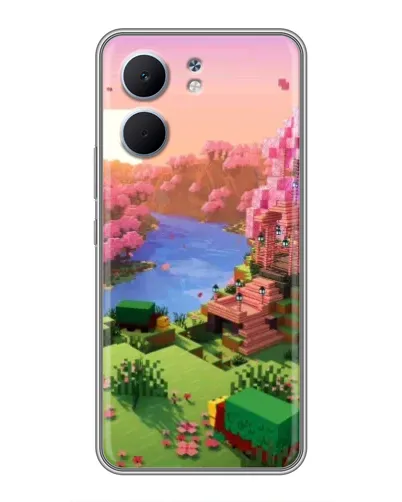Чохол для OPPO A5x з картинкою «Рожеве дерево Minecraft» Чохол для OPPO A5x з картинкою «Рожеве дерево Minecraft»