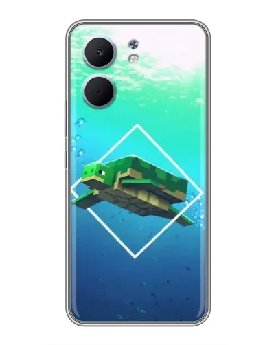 Чехол для OPPO A5x с картинкой «Черепаха Minecraft» Чехол для OPPO A5x с картинкой «Черепаха Minecraft»