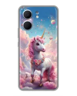 Чохол для OPPO A5x з картинкою «Єдиноріг серед хмар»