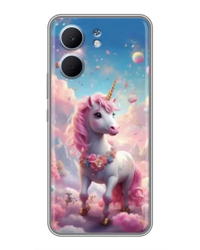 Чохол для OPPO A5x з картинкою «Єдиноріг серед хмар»