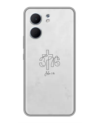 Чохол для OPPO A5x з картинкою «Івана 3:16 Хрест»