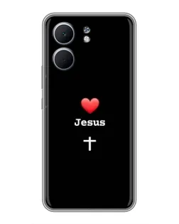 Чохол для OPPO A5x з картинкою «Серце - Jesus»