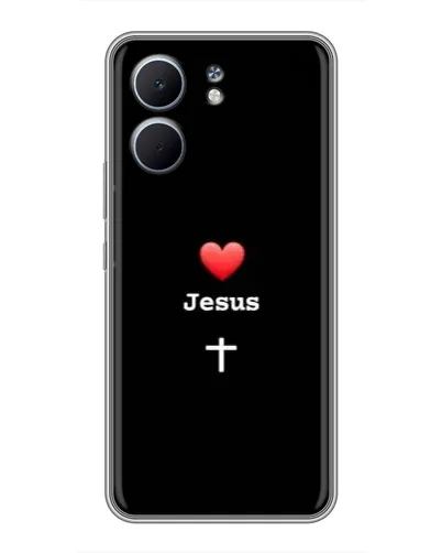 Чохол для OPPO A5x з картинкою «Серце - Jesus»
