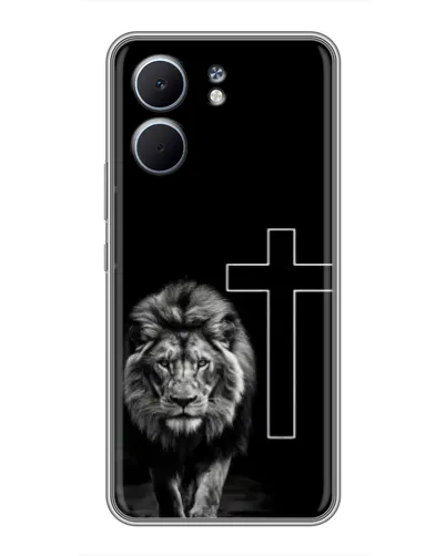 Чохол для OPPO A5x з картинкою «Лев та Хрест»