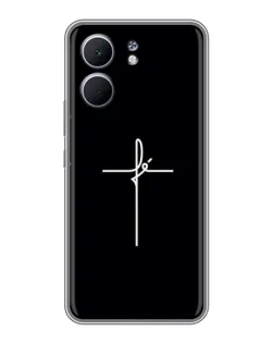 Чехол для OPPO A5x с картинкой «Тонкий крест»