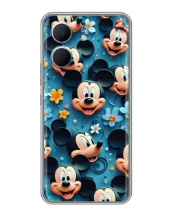 Чохол для OPPO A5x з картинкою «Паттерн Міккі та Мінні»