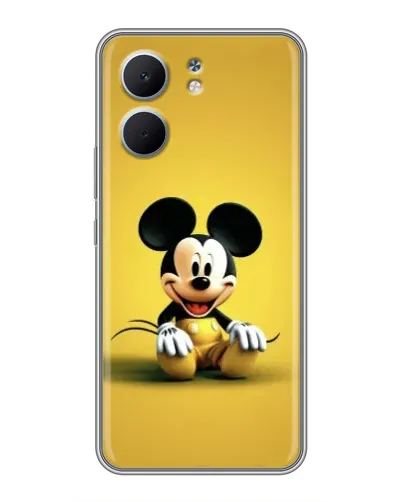 Чохол для OPPO A5x з картинкою «Міккі на жовтому»