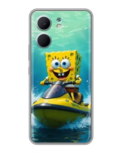 Чохол для OPPO A5x з картинкою «Спанч Боб на гідроциклі» Чохол для OPPO A5x з картинкою «Спанч Боб на гідроциклі»