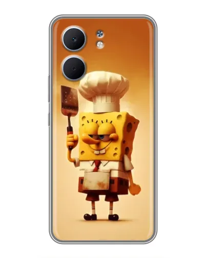 Чохол для OPPO A5x з картинкою «Губка Боб кухар» Чохол для OPPO A5x з картинкою «Губка Боб кухар»