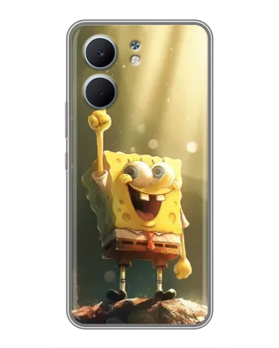 Чохол для OPPO A5x з картинкою «Сяючий Спанч Боб» Чохол для OPPO A5x з картинкою «Сяючий Спанч Боб»