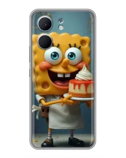 Чохол для OPPO A5x з картинкою «Кухар Спанч Боб»