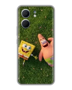 Чехол для OPPO A5x с картинкой «Друзья на лужайке»