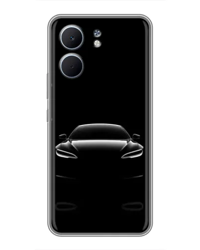 Чохол для OPPO A5x з картинкою «Силует Tesla Night»