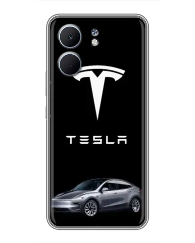 Чохол для OPPO A5x з картинкою «Tesla Model Y»