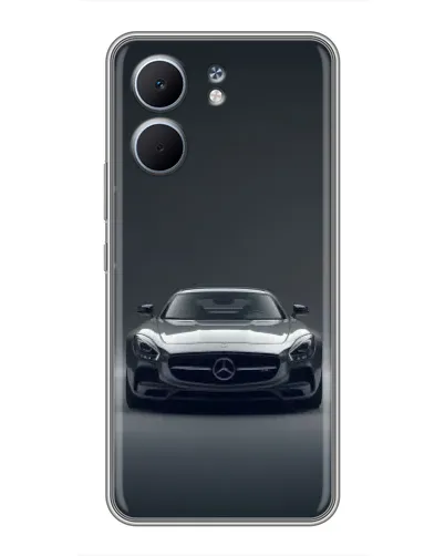 Чохол для OPPO A5x з картинкою «Mercedes на чорному»