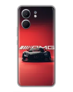 Чохол для OPPO A5x з картинкою «Mercedes AMG — червона лінія»