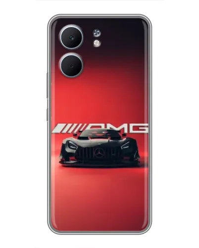 Чохол для OPPO A5x з картинкою «Mercedes AMG — червона лінія»