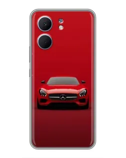 Чохол для OPPO A5x з картинкою «Червоний Mercedes AMG»