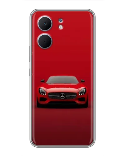 Чохол для OPPO A5x з картинкою «Червоний Mercedes AMG»
