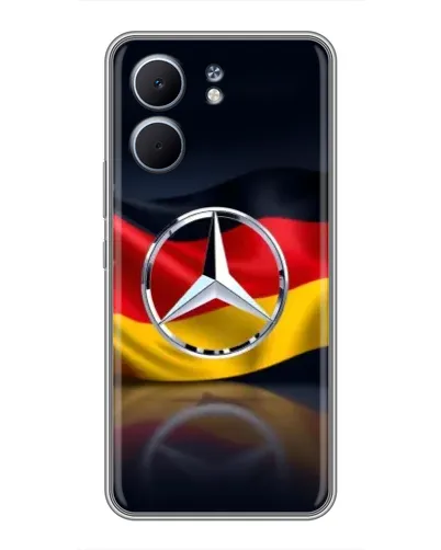 Чохол для OPPO A5x з картинкою «Mercedes — прапор Німеччини»
