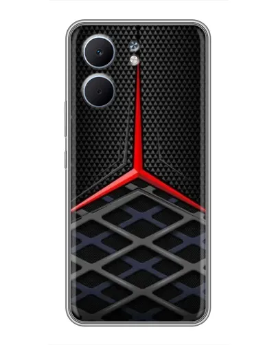 Чохол для OPPO A5x з картинкою «Mercedes Carbon Grid»