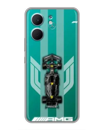 Чохол для OPPO A5x з картинкою «Mercedes AMG Petronas»
