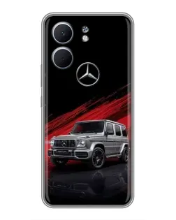 Чохол для OPPO A5x з картинкою «Mercedes G-Class червоний»