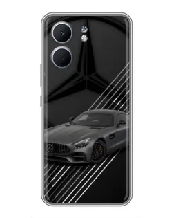 Чохол для OPPO A5x з картинкою «Mercedes AMG — графіка»