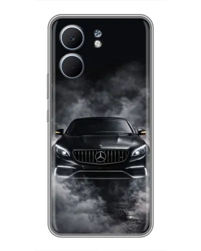 Чохол для OPPO A5x з картинкою «Mercedes у диму»