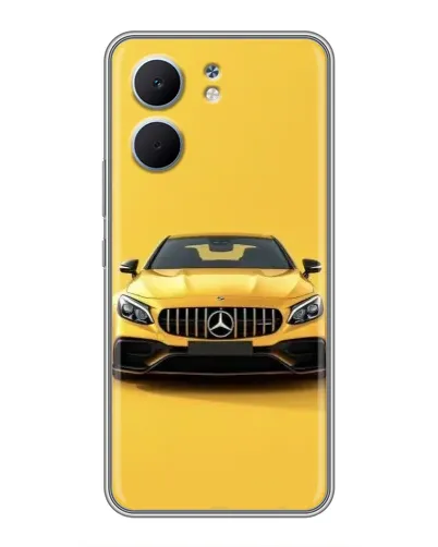 Чохол для OPPO A5x з картинкою «Жовтий Mercedes GT»