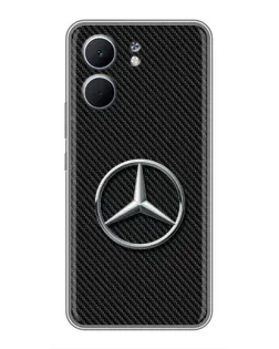Чехол для OPPO A5x с картинкой «Карбоновый Mercedes стиль»