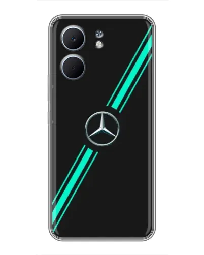 Чехол для OPPO A5x с картинкой «Спортивные линии Mercedes» Чехол для OPPO A5x с картинкой «Спортивные линии Mercedes»