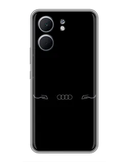 Чохол для OPPO A5x з картинкою «Audi — світловий підпис» Чохол для OPPO A5x з картинкою «Audi — світловий підпис»
