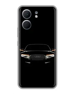Чохол для OPPO A5x з картинкою «Audi — нічний контур»