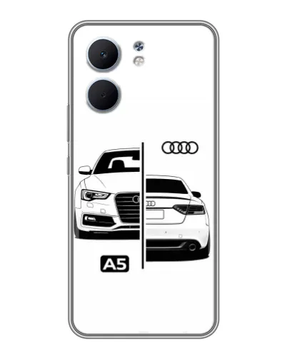Чохол для OPPO A5x з картинкою «Audi — контрастний дизайн»