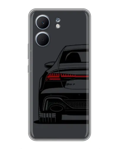 Чохол для OPPO A5x з картинкою «Задня частина Audi — арт»
