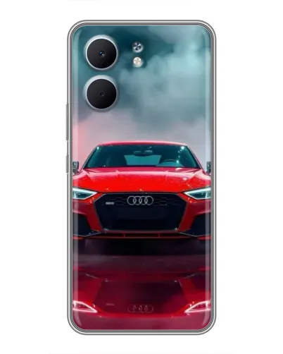 Чохол для OPPO A5x з картинкою «Audi RS — червоний стиль»