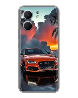 Чохол для OPPO A5x з картинкою «Audi — захід сонця»