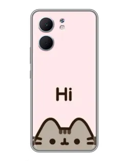 Чохол для OPPO A5x з картинкою «Пушин каже Hi»
