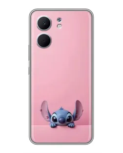 Чехол для OPPO A5x с картинкой «Stitch выглядывает»
