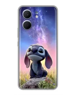 Чехол для OPPO A5x с картинкой «Стич на рассвете»
