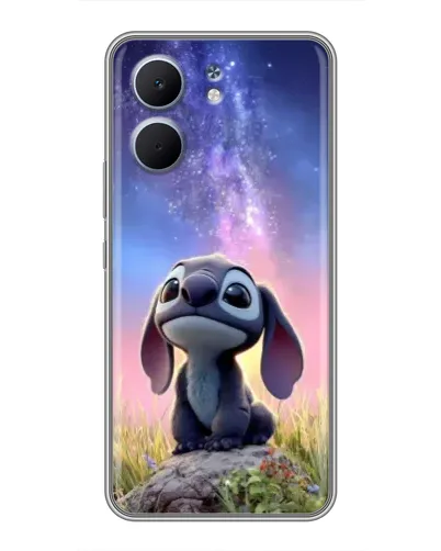 Чехол для OPPO A5x с картинкой «Стич на рассвете»