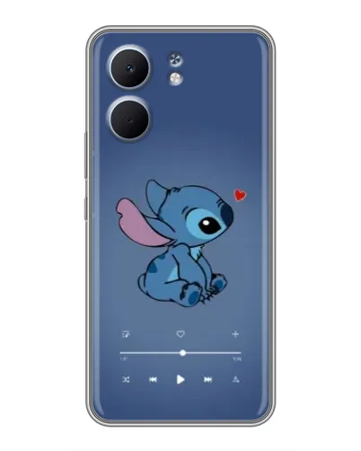 Чехол для OPPO A5x с картинкой «Музыкальный Stitch»