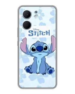 Чехол для OPPO A5x с картинкой «Stitch среди цветов»