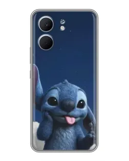 Чехол для OPPO A5x с картинкой «Стич в облаках»