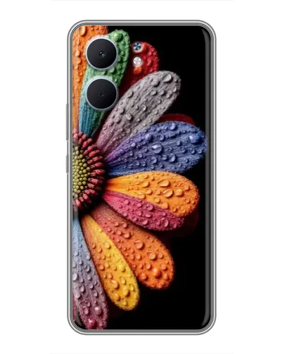 Чохол для OPPO A5x з картинкою «Райдужна квітка»