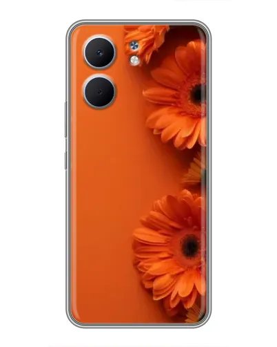 Чохол для OPPO A5x з картинкою «Помаранчеві гербери»